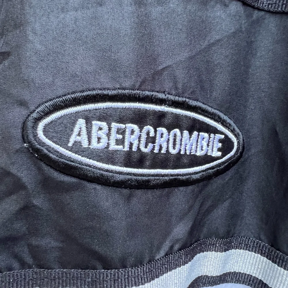 ABERCROMBIE Hooded Light Spring Fall Gray Jacket Mens XL